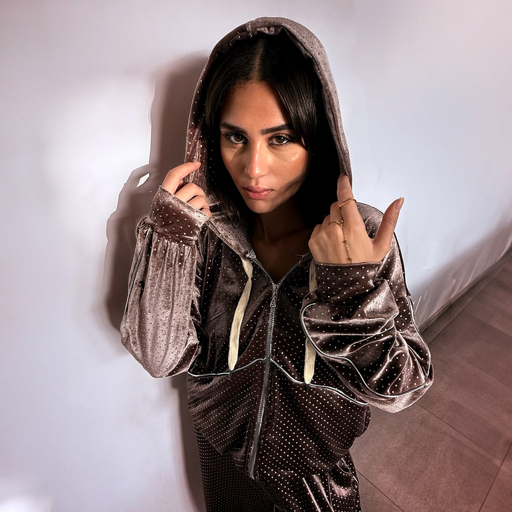 B SPARKLE SET | BROWN