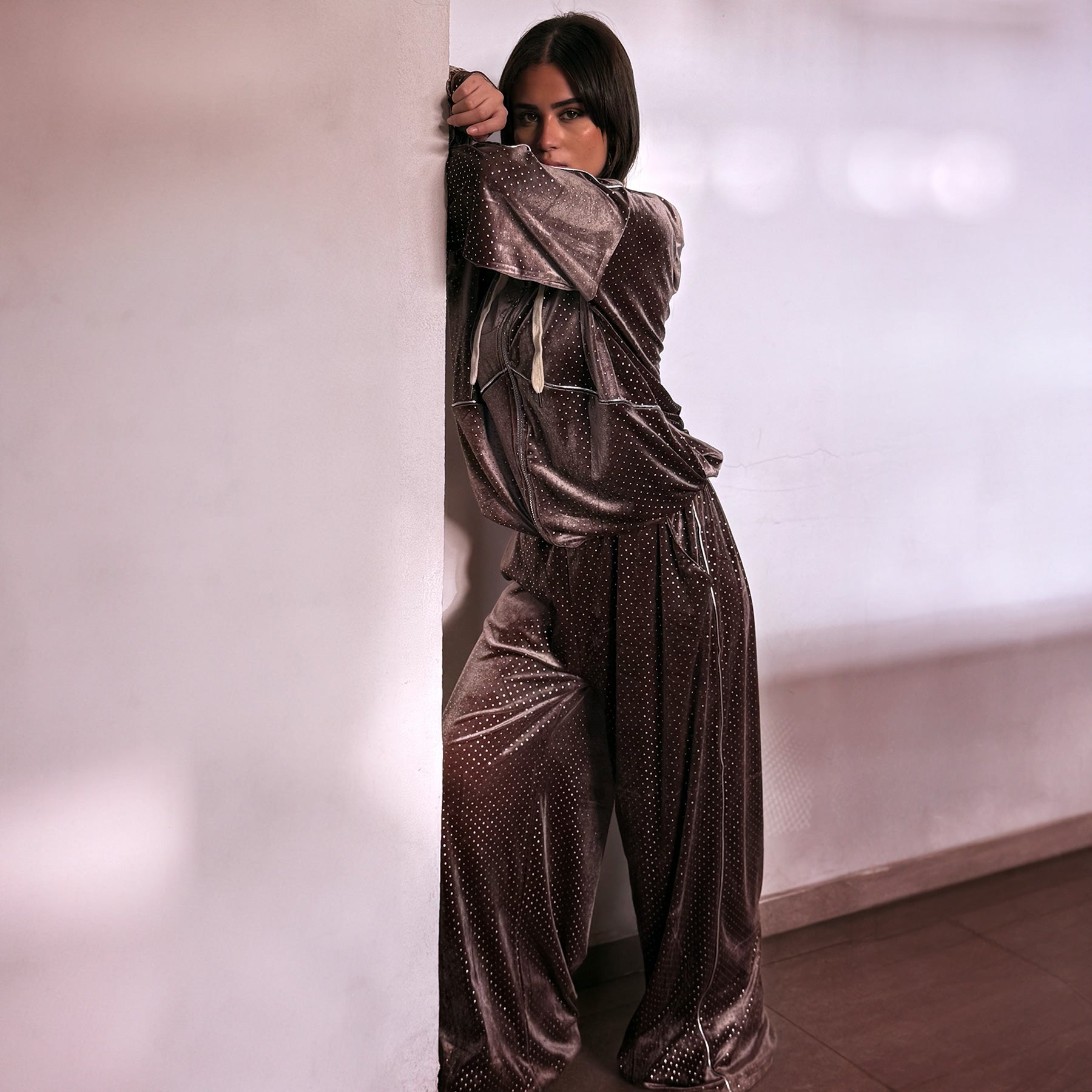 B SPARKLE SET | BROWN