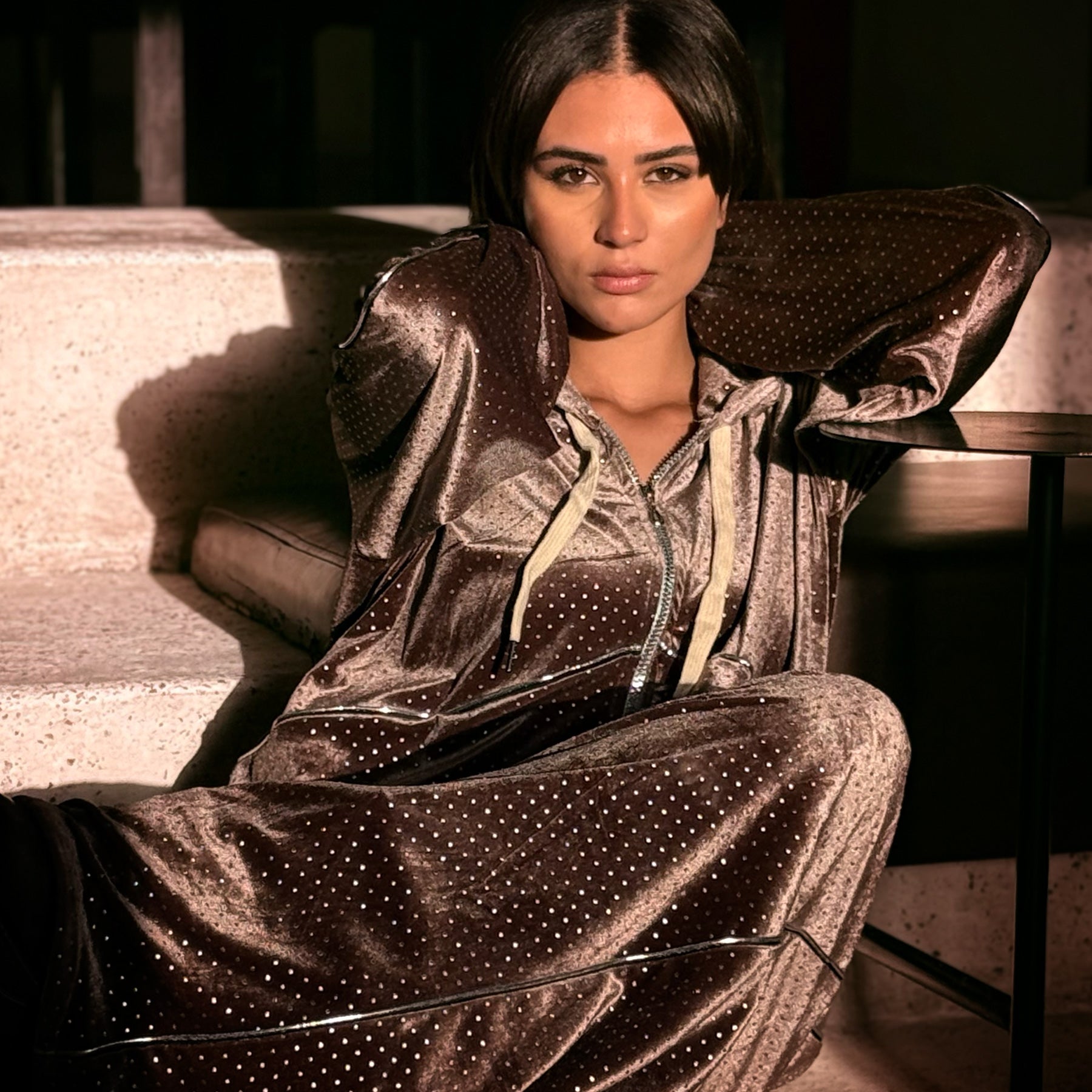 B SPARKLE SET | BROWN