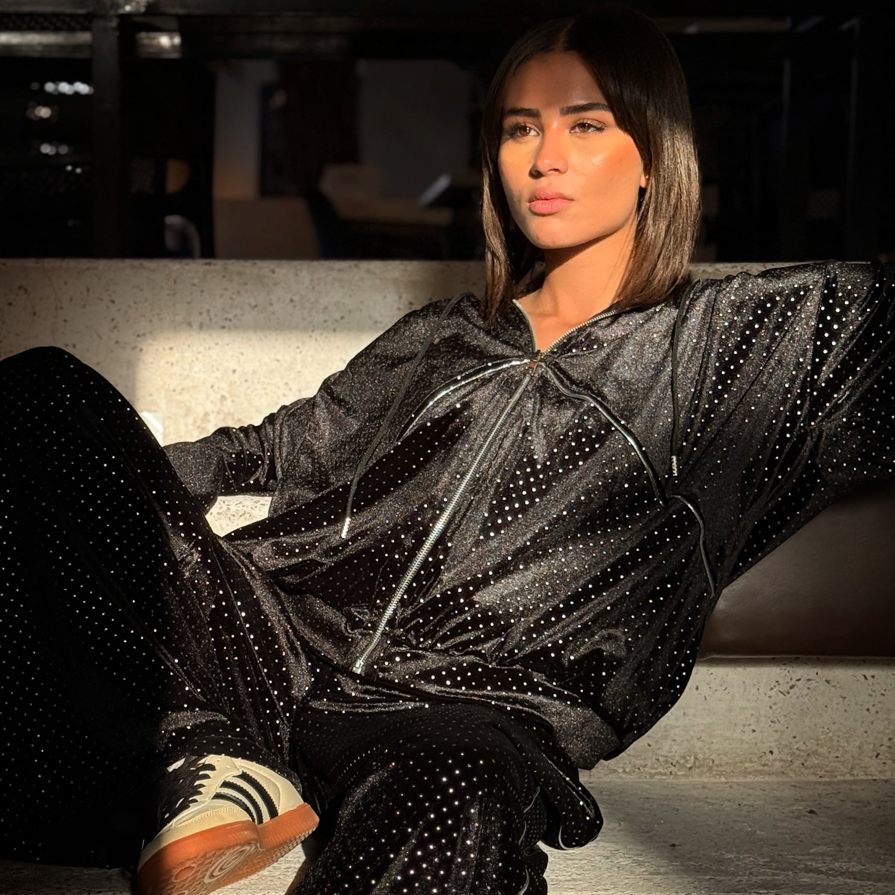 B SPARKLE SET | BLACK