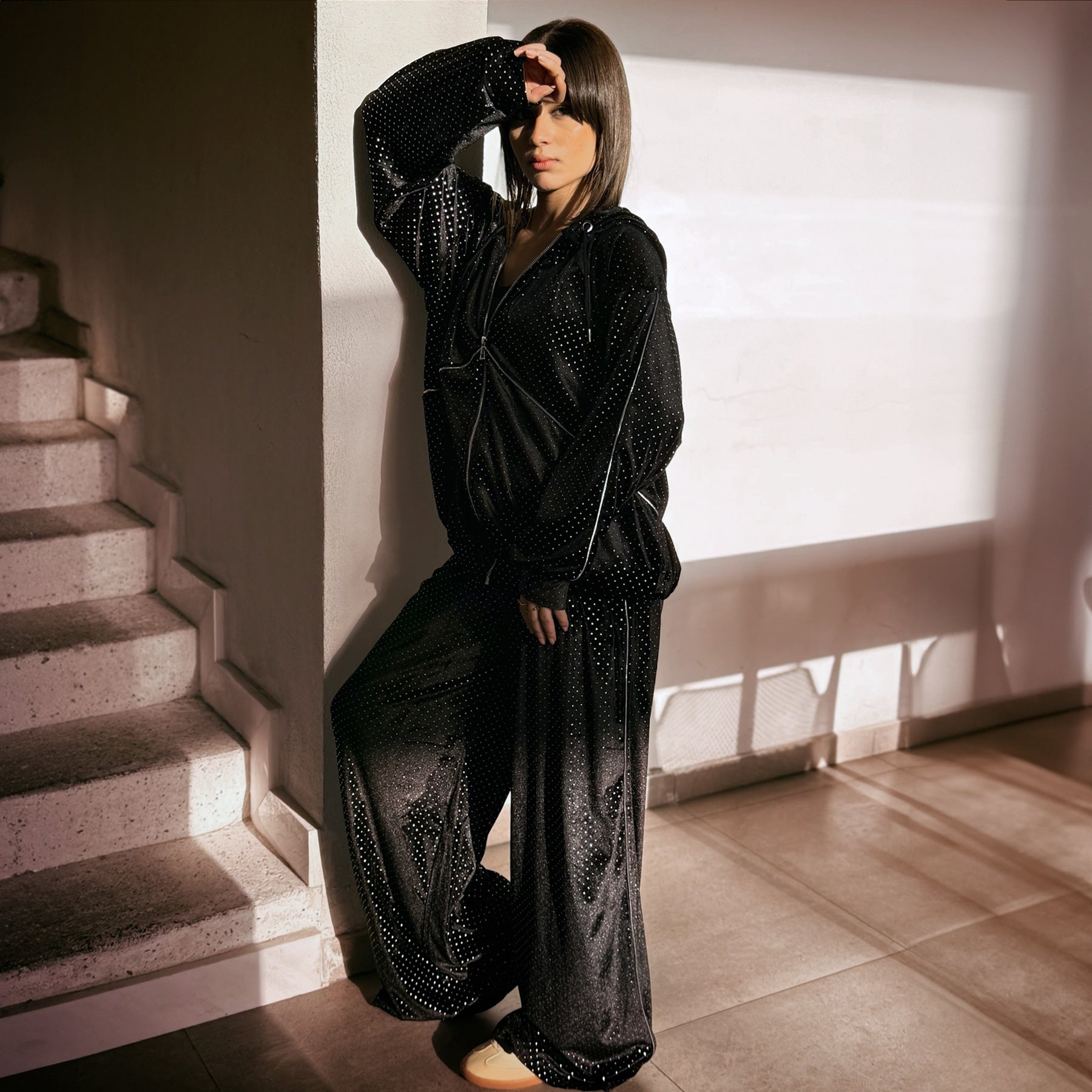 B SPARKLE SET | BLACK